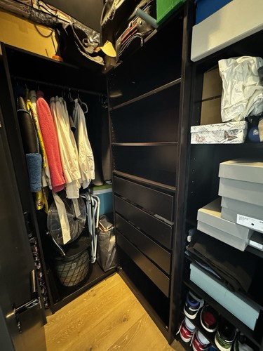 Ikea pax wardrobe - pax, dark