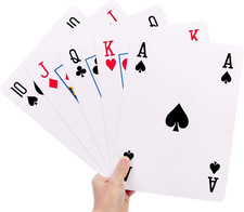 Jumbo A4 Playing Cards –