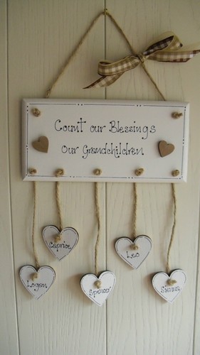 Personalised family plaque - family,