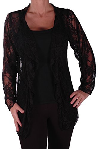 Womens long sleeve open lace - sleeve,