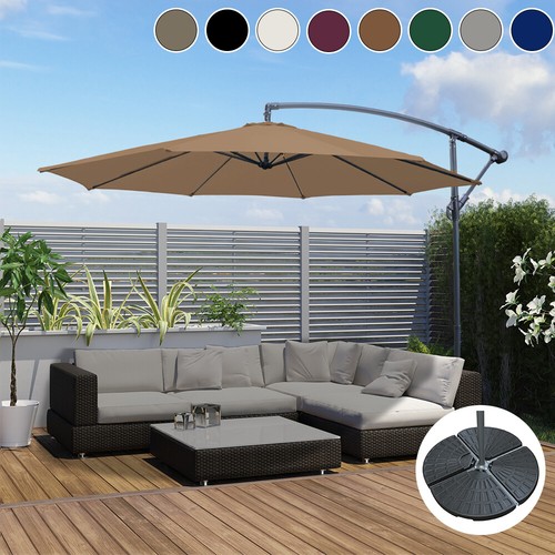 Cantilever banana parasol - 3m,