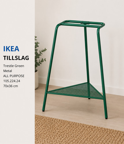 Ikea tillslag trestle green - ikea,