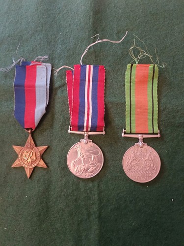 Ww11 ww2 trio medals - ww11, war