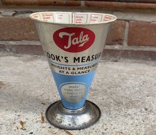 Vintage tala tin cooks - vintage, measure