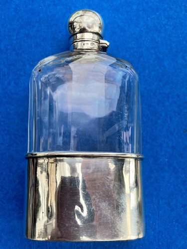 Solid silver and - solid, glass