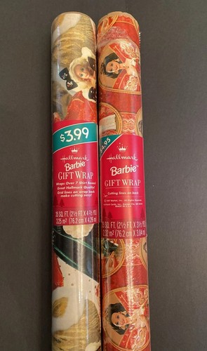 Vtg hallmark barbie christmas - hallmark,