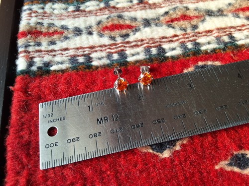 Carat orange moissanite - 2,