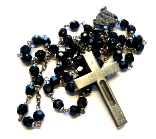2541 old rosary bead - old,