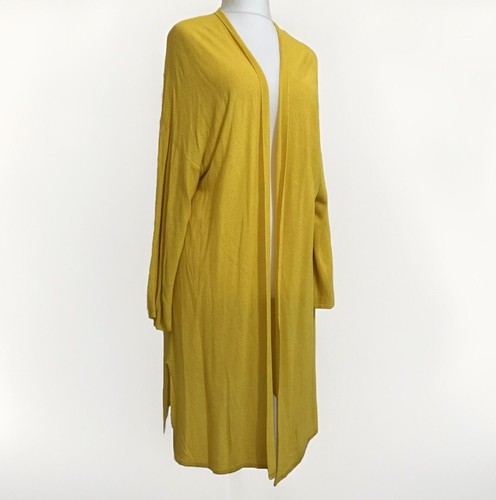 Ladies cardigan yellow - cardigan, knit