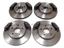 FOR JAGUAR X TYPE 2.0 2.5 3.0 V6 2000-2004 REAR & FRONT NEW BRAKE DISCS AND PADS