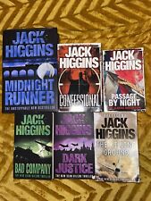 Jack Higgins Book Bundle X 6, Adventure, Action, War, Combat, (31)