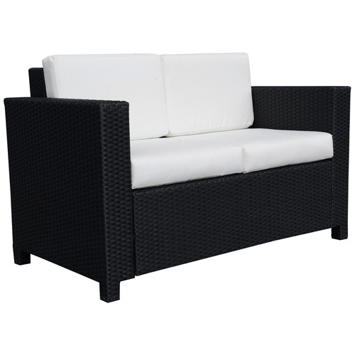 Outsunny rattan wicker seat - wicker, 2-seat
