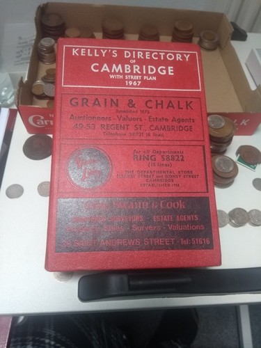Kelly directory cambridge - kelly's, of