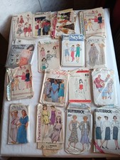 Job Lot Vintage Sewing Patterns 16 Style Simplicity McCalls Butterick New Look