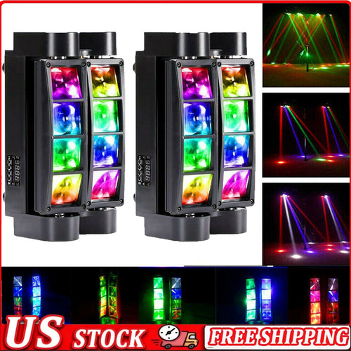 2packs 80w 8led rgbw spider - 80w,