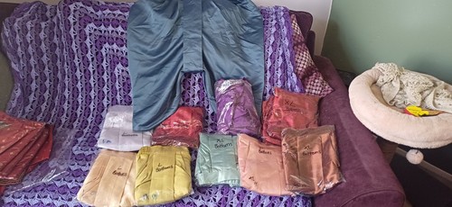 Adults silk sarong pants - silk, men's