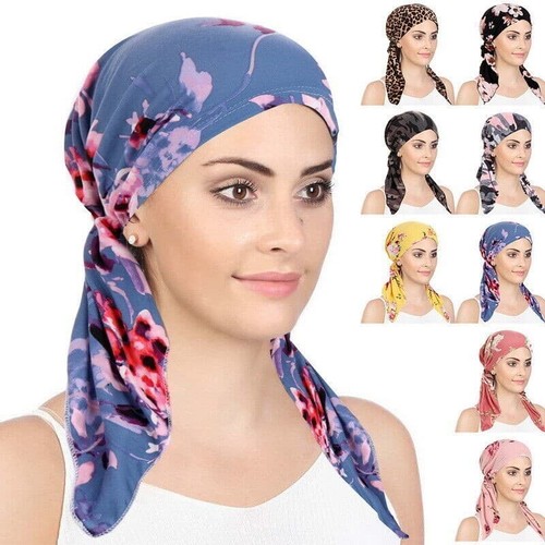 Women cancer head - scarf, chemo