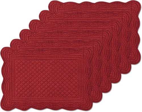100 cotton quilted - cotton, placemats