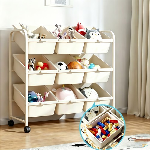 Rolling kids toy storage - kids,