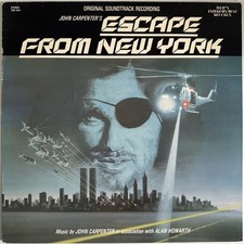 ESCAPE FROM NEW YORK OST VINYL LP JOHN CARPENTER NEAR MINT UK 1981 PRO CLEAN