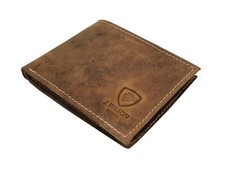 Designer Mens Wallet Leather RFID SAFE Contactless Card Blocking ID Protection