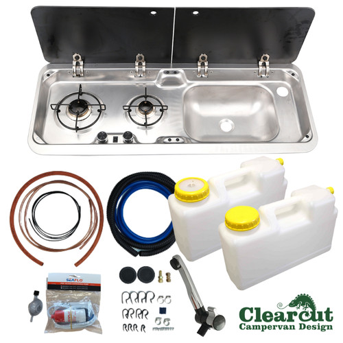 Campervan gas hob sink - campervan, &