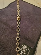 Vintage Diamond Charm Bracelet