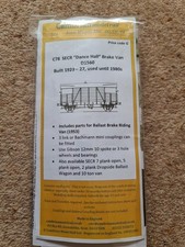Cambrian C78 SECR "Dancehall" Brake Van (D1560) - OO Wagon Kit