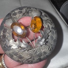 Large Scottish Mizpah Brooch