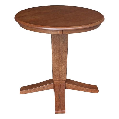 Solid wood round top - solid,