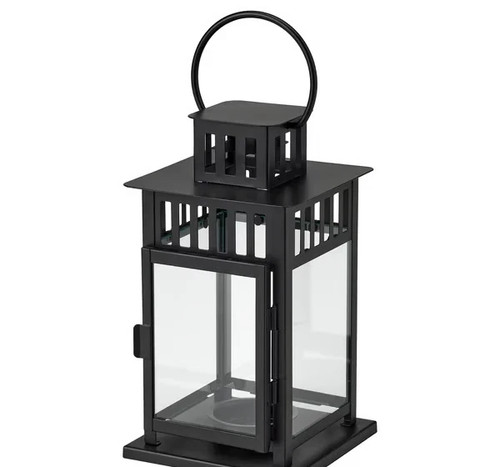Ikea borrby lantern black - lantern,