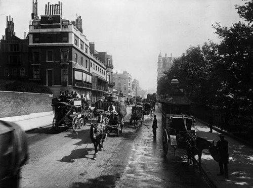 Hackney cabs horse drawn buses