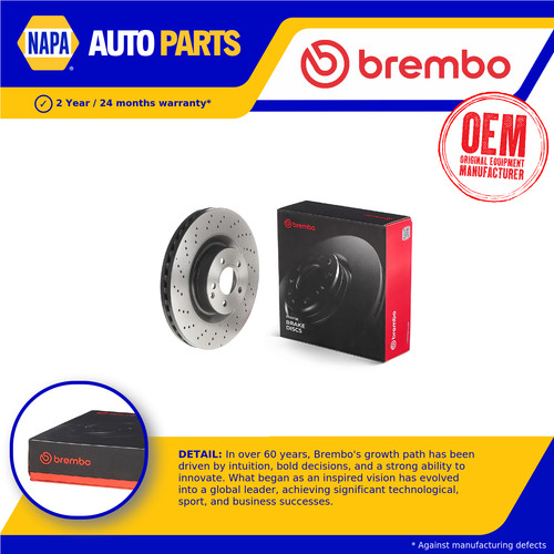 Brake discs pair vented - 2x,