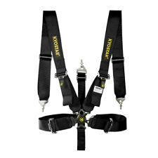 KYOSTAR Universal 5-Point Camlock Quick Release Racing Seat Belt Harness Black