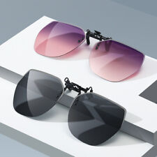 Polarised Clip On Flip Up Sunglasses UV400 Polarized Fishing Driving Men Women