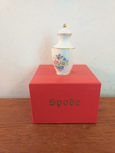 Spode miniature floral lidded - floral,