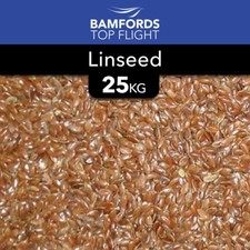 25Kg Linseed for Wild Birds Horses Livestock Pigeons Canaries Free Delivery 