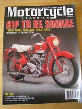MOTORCYCLE CLASSICS MAY 2019 KAWASAKI ARIEL SQUARE FOUR OSSA PIONEER BMW R11