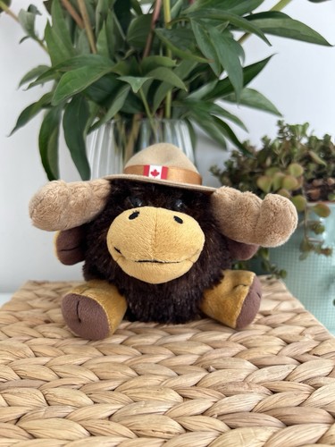 Mountie moose plush soft - moose, toy