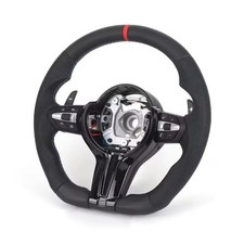 Leather style steering wheel - leather,