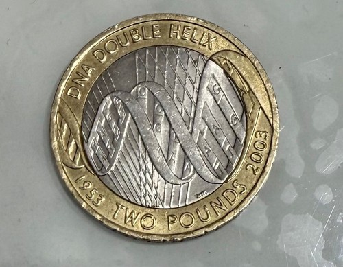 2003 two pound dna double - £2,