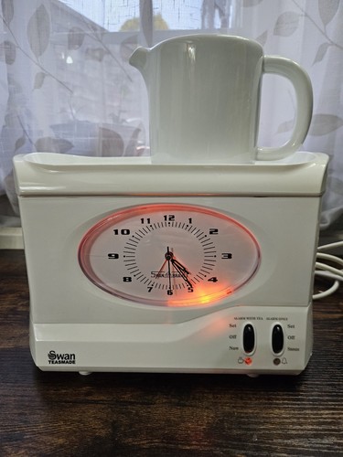 Swan teasmade white alarm - white,