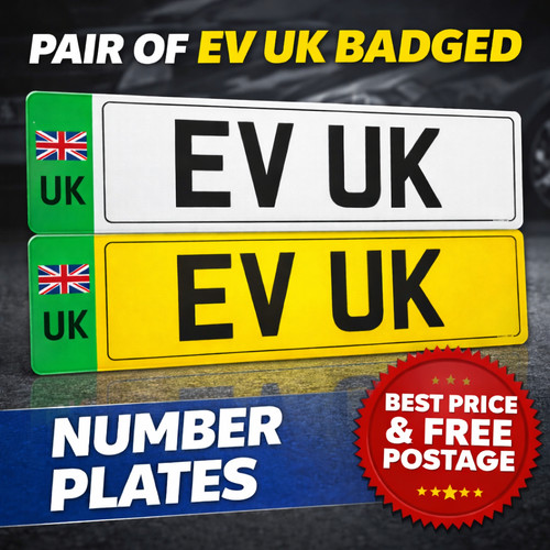 Badged number plates - badged,