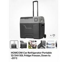HOMCOM 12/24V 50L Portable Fridge - C00-019V70
