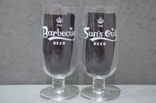 2x Carlsberg Beer Glass