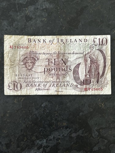 Vintage 1980s bank ireland - bank, of