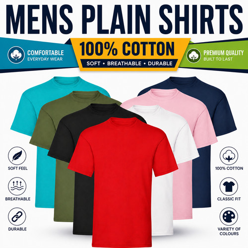 Men shirts 100 cotton - men's, 100%