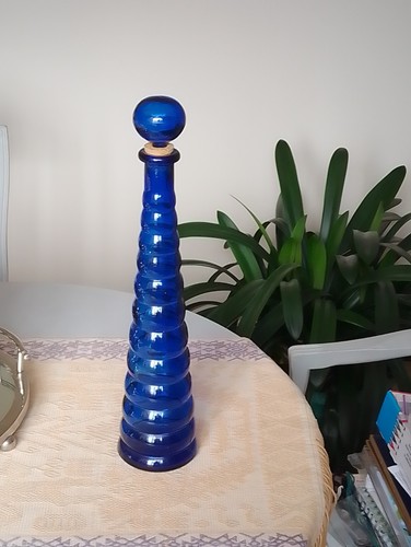 Elegant vintage cobalt - cobalt, blue