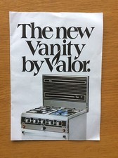 Vintage 1960s Valor Gas Cooker Leaflet, 1967, Electrical Appliances, Retro
