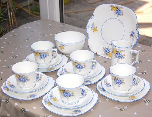 Art deco windsor china - art, 20